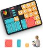 Super Slide Puzzle Handheld Thinking Game, Magnetic Logic Training Slide Puzzle, Travel Fidget Toy Development for All