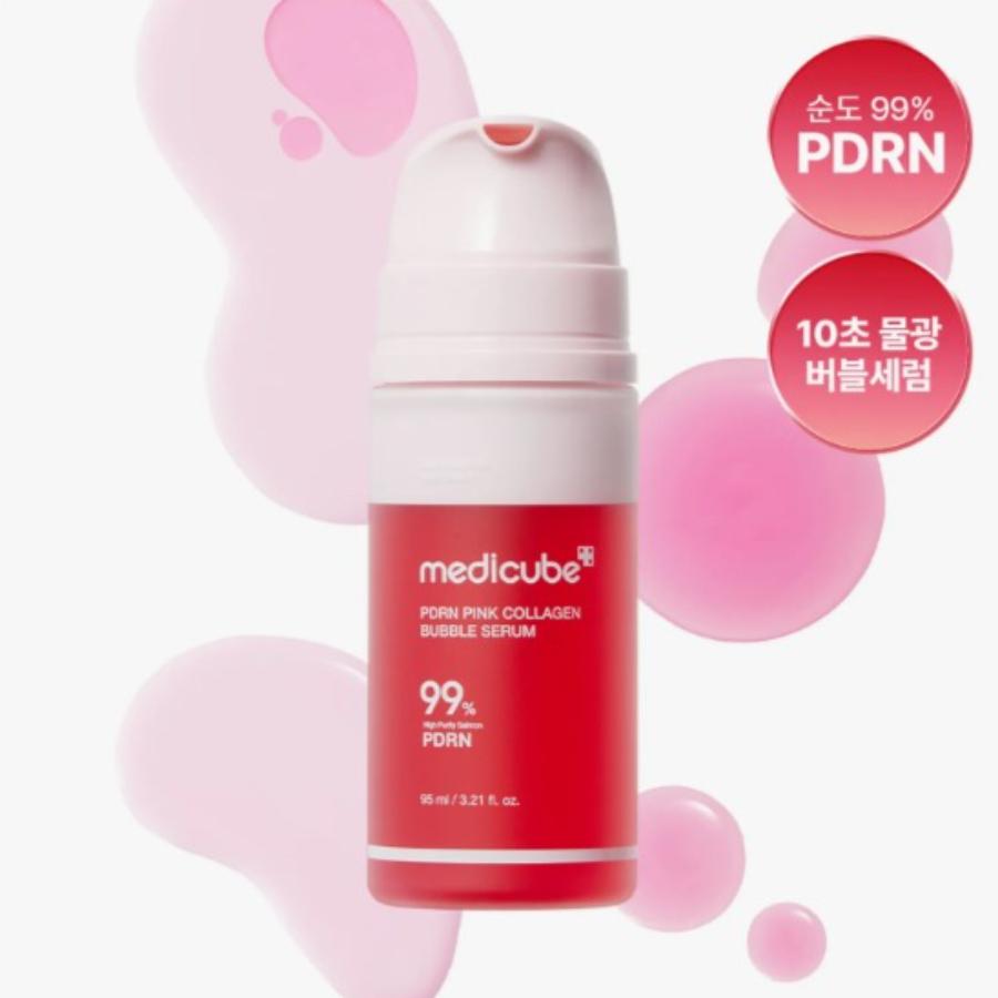 medicube PDRN Pink Collagen Bubble Serum 95ml