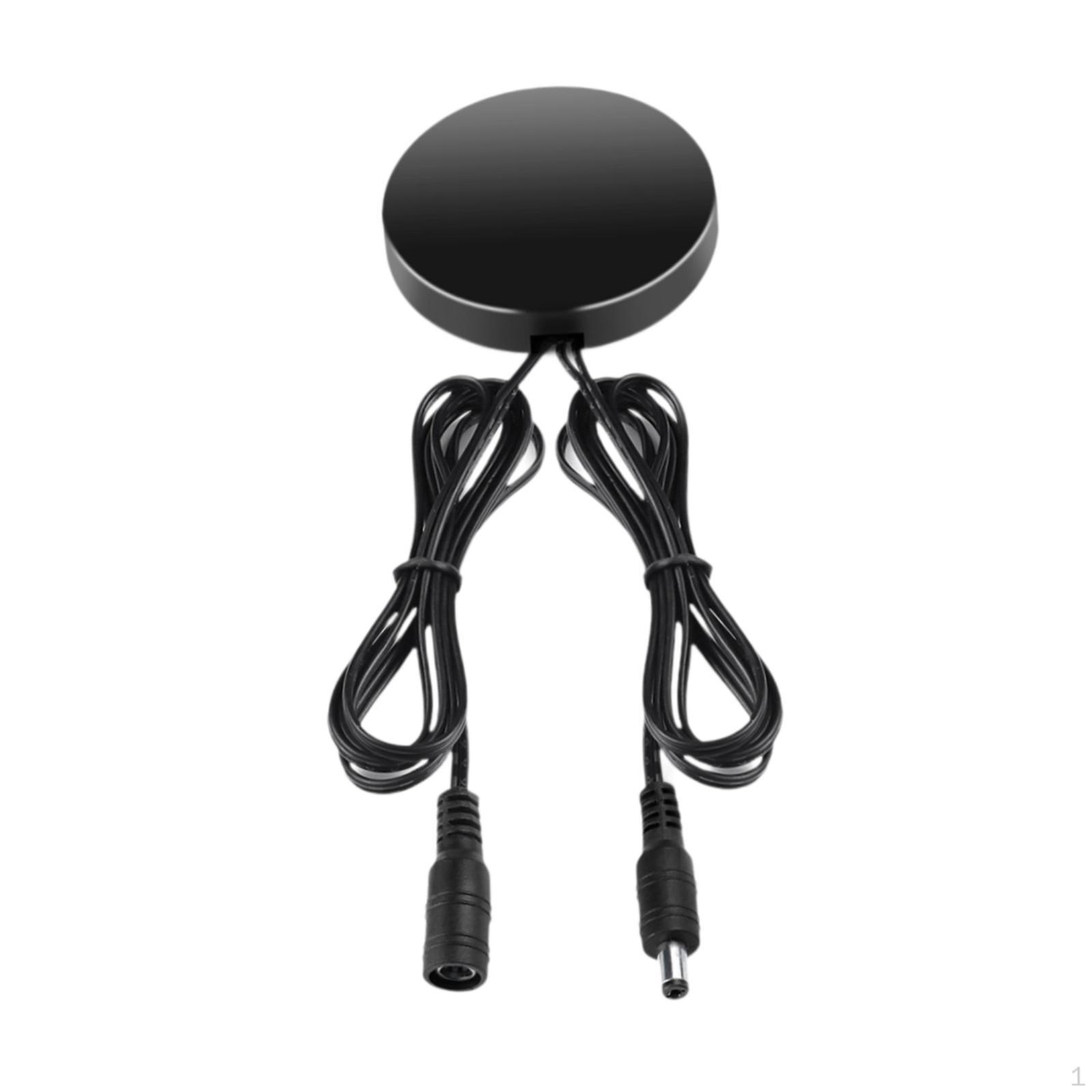 

12 В светодиодный сенсорный диммерный переключатель света без необходимости отверстий регулятор яркости чёрный