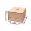 Empty Flower Arrangement Gift Box 9.8x9.2x6inch Cardboard Material Versatile with Drawer for Florist