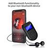 Bluetooth 5.0 Transmitter Receiver 3.5mm AUX 3 in 1 Wireless Bluetooth Adapter With Display Screen Low Latency Audio Adapter LCD