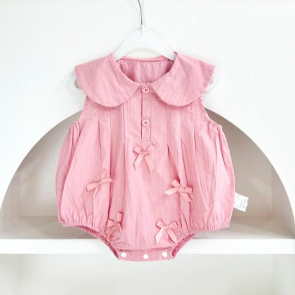 Cute Shorts Climb Bow Baby Romper Casual Outfit Infant Romper Bow Baby Jumpsuit Cotton 0-18 Month Bow Baby Bodysuit Infant Wear