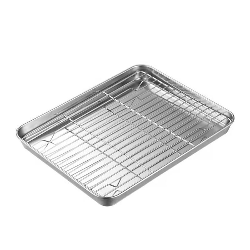 UOSU 304 Stainless Steel Flat Bottom Baking Pan