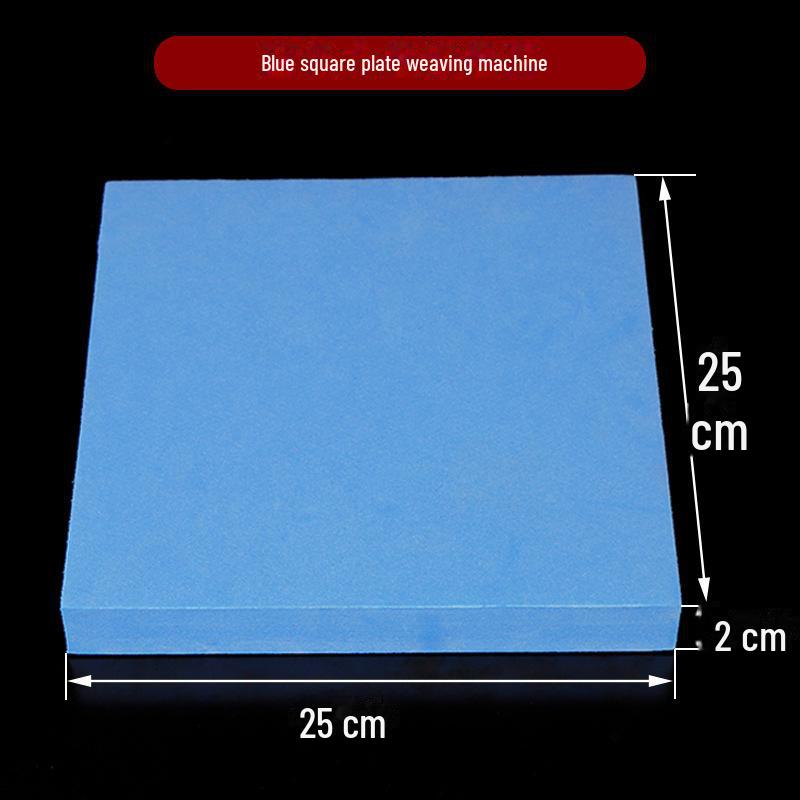 Handgewebte Rahmenflechtmaschine: Rotes Seilarmband- und Halskettenwerkzeug