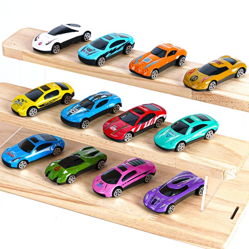 Cool Alloy Catapult Cars 1:64 Metal Alloy Car Toy 12Pcs Mini Model Toys Boys Children'S Day Birthday Christmas Gifts