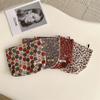 Flower Retro Velvet Makeup Bag Casual Storage Pouch Portable Travel Toiletry Bag
