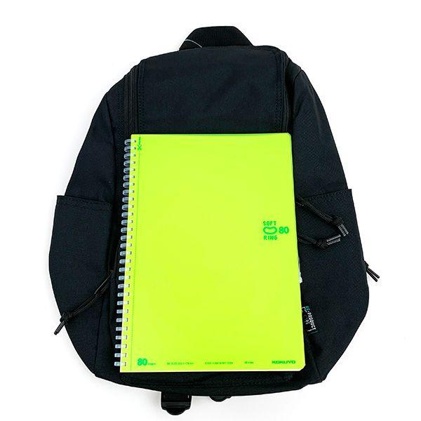 Snoopy Square Zip Backpack RE-PET Black Backpack Commuting Bag