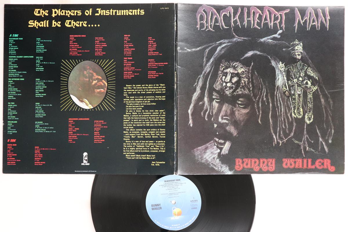 

LP Пластинка BUNNY WAILER - Blackheart Man ILPS9415 ISLAND RECORDS 1976 US Регги, Ска и Даб Б/У