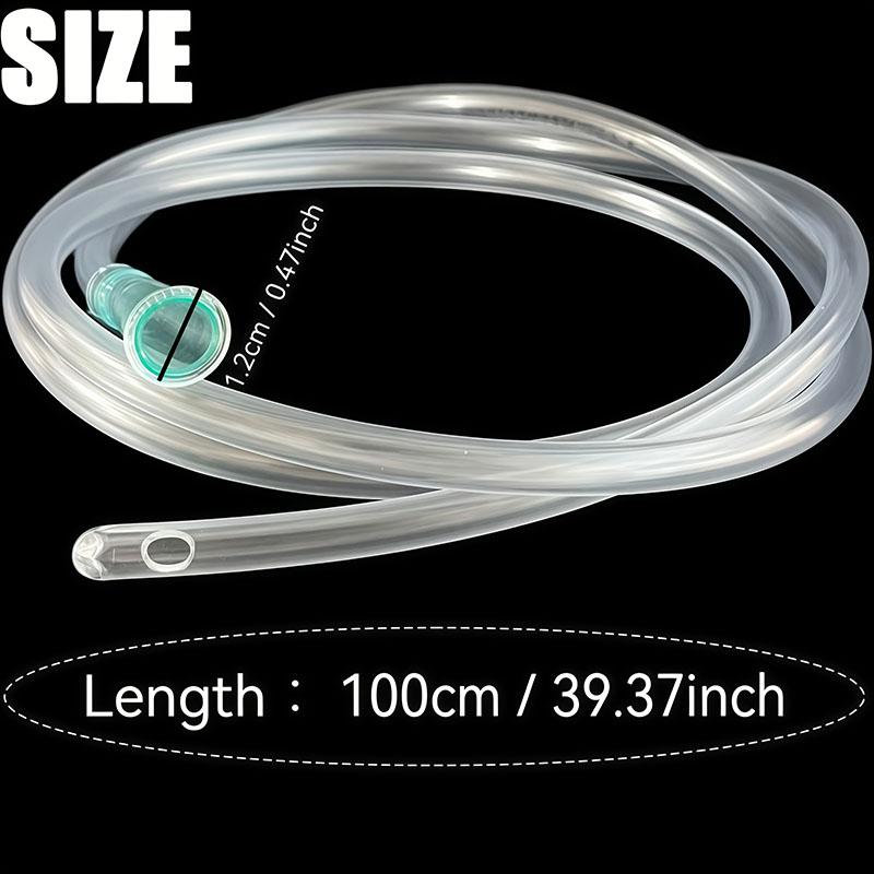 1Stk/1M Lang/6Stk/1M Grüner Spitzen-Transfertubus, Transparenter Flexibler Schlauch, Kompatibel mit Verschiedenen Weithals-Spritzen, Geeignet für Flüssigkeitstransfer