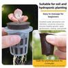 Plastic Material Hydroponic Seed Planter Pots Reusable Durable Seedling Baskets Transparent Plastic Cups Windowsill Gardening