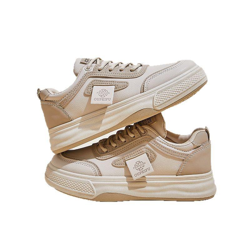 2025 spring little white board shoes casual shoes Korean version ins female student sports heightening platform shoes new Forrest Gump shoes