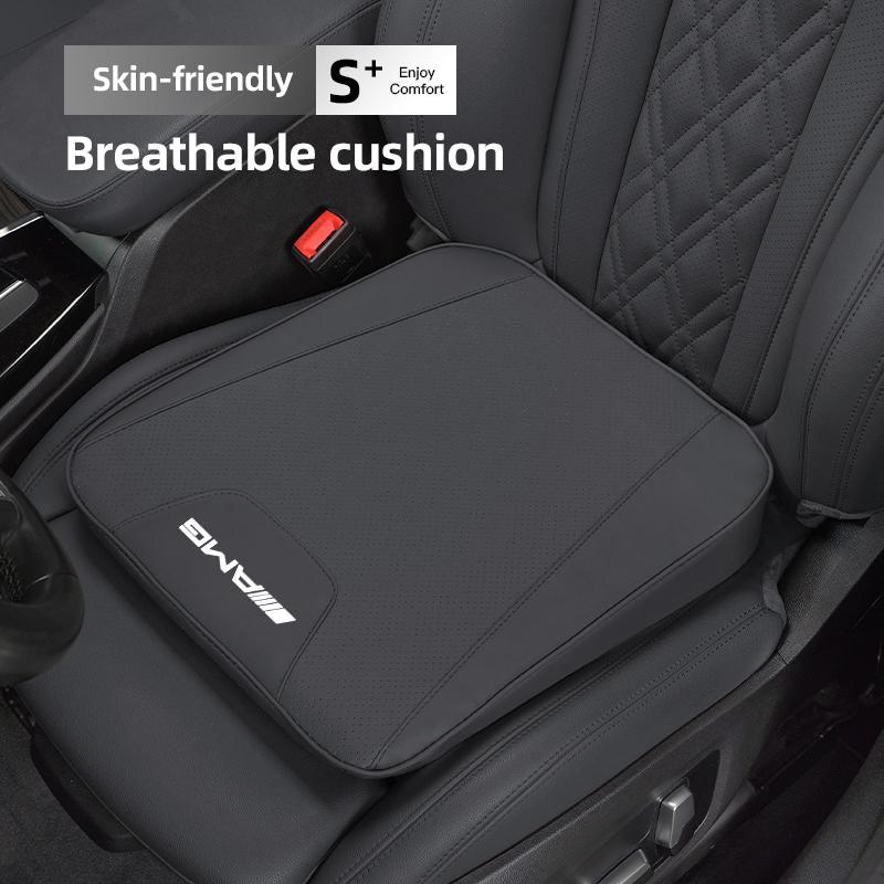 Car Leather Seat Cushion 6CM Thick Sponge Pad Tire Valve Cap For Mercedes Benz AMG W223 W213 W206 W464 W247 W167 W166 W222 W205