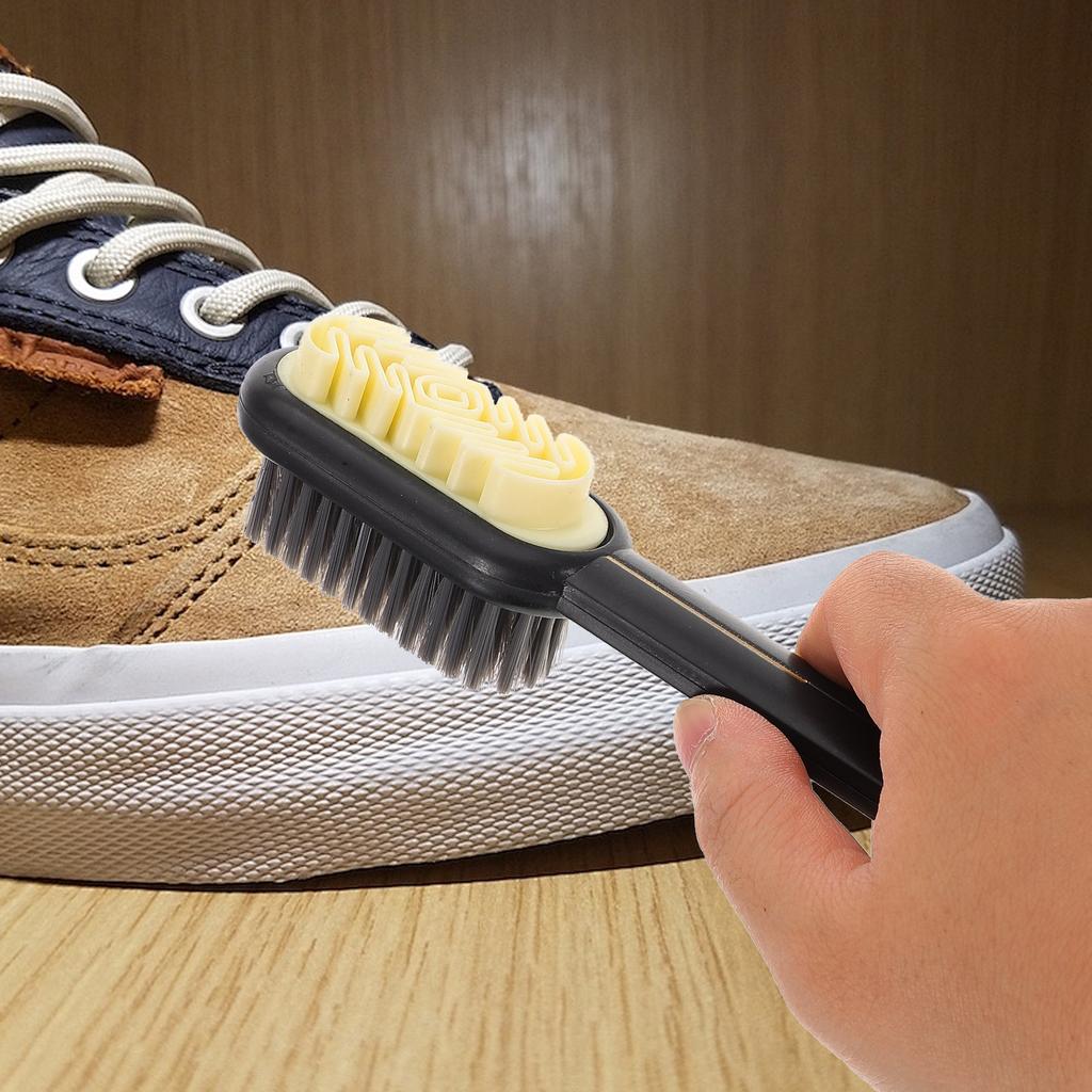 Soft Bristle Multifunctional Scrub Brush For Shoes Clothes Laundry Bathroom Cleaning Portable Stain Removal Household Cleaning