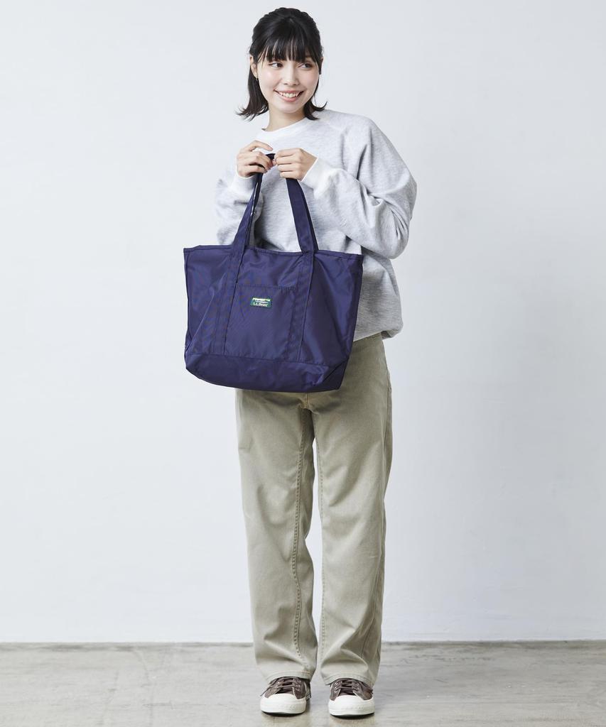 LL Bean Everyday Lightweight Tote 0MTW129000 Bag, Medium, Blue,