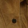 70s 80s vintage Suede Jacket Camel Women Used