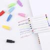 8PC Magnetic Colorful Whiteboard Pen Black White Board Markers Built In Eraser School Supply Childrens Graffiti Drawing Pen
