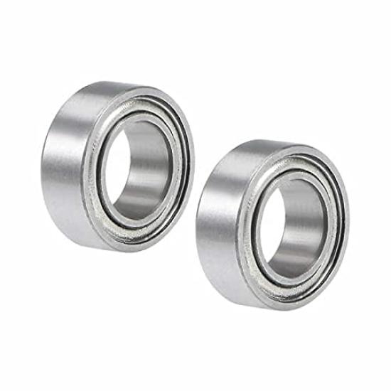 Leia Bearing Mini Bearing Stainless Steel Shielded Set of 10 High Precision Diameter 5 x Outer Diameter 9 x Height Premium IKKO'S Double-Sided (950ZZ