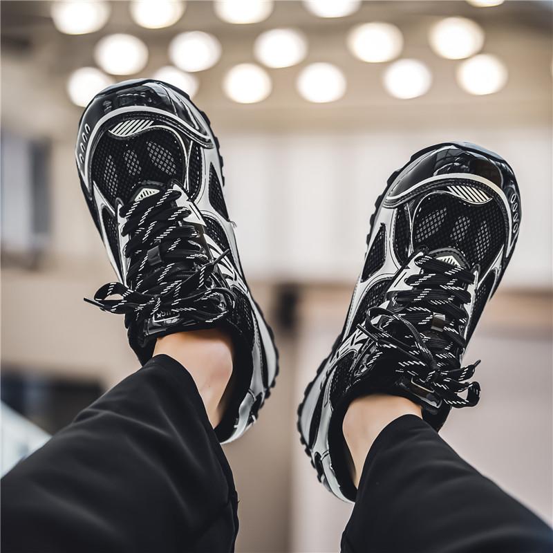 Youth Adult Fashion Trend Mesh Men's Shoes Retro Outdoor Leisure Sports Shoes Running Shoes