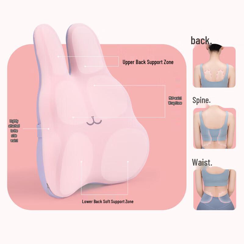 Jiaao Ergonomic Memory Foam Lumbar Support Pillow