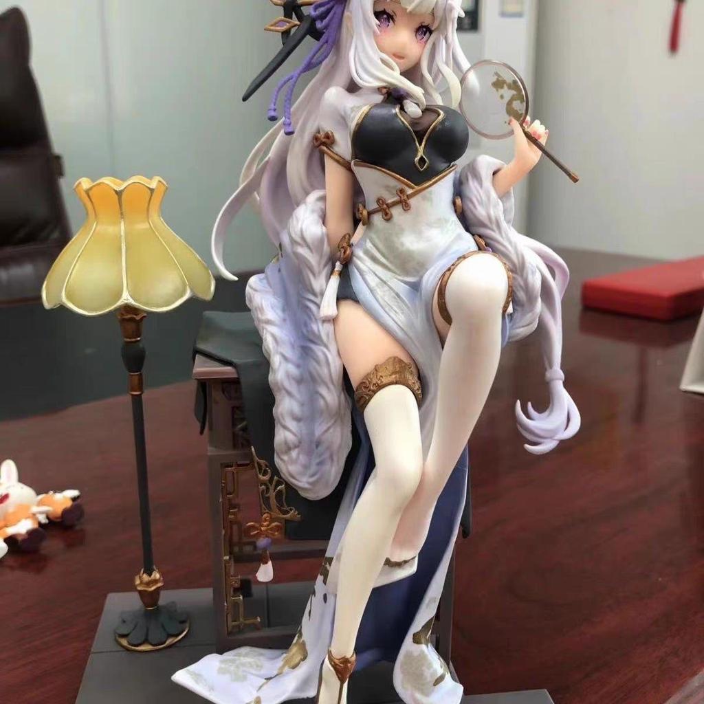 Re:Zero -Starting Life in Another World- Emilia Rem - Cheongsam - Anime Girl Model Figurine Ornament Gift