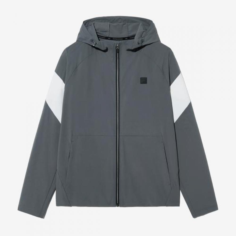 Fila Color Block Hood Training Jacket Cool Fabric DARKGREY/095