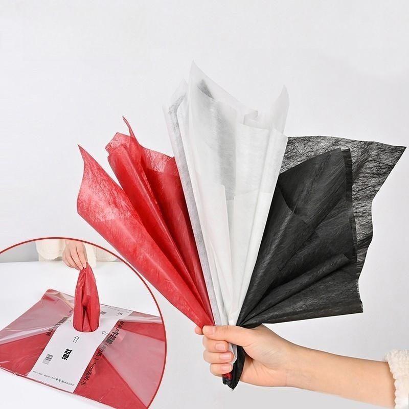 40Sheets/Bag Flower Packaging Paper Milk Cotton Lining Paper for Florist Wrapping Bouquet Wedding Colorful Decorative Paper