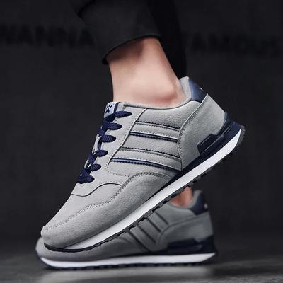 Vysoce kvalitní pánské tenisky kožené boty pro volný čas podzimní novinka prodyšné pánské boty tenis pánské ploché boty Zapatillas Hombre