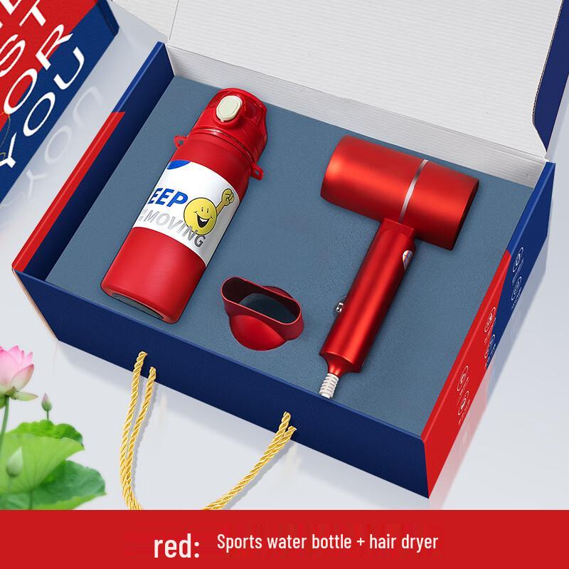 Ai Lan Hui Jia DH Festival & Business Gift Sets Sports Insulated Cup + Hair Dryer