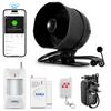 KERUI 120db Loud Sound Alarm System Siren Tuya Smart WIFI Wireless Security Alarm Kit Home Burglar Motion Door Sensor Alexa