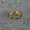 Copper Ancient Chinese Rotate the Wheel Double Carp Figurines Car Keychains Pendants Home Decorations Handmade Animal Fish Craft