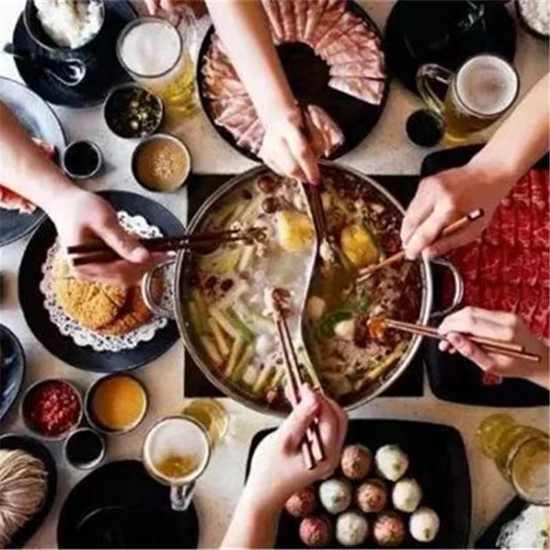 Круглая меламиновая крышка для тарелки, тарелка для риса, пластиковая тарелка с резьбой, японский фарфор, матово-черный, шведский стол, горшок, посуда-A