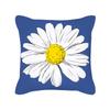 Small Daisy Print Pattern Pillowcase Square Cushion Cover Home Living Room Sofa Bedroom Bed Decorative Pillowcase
