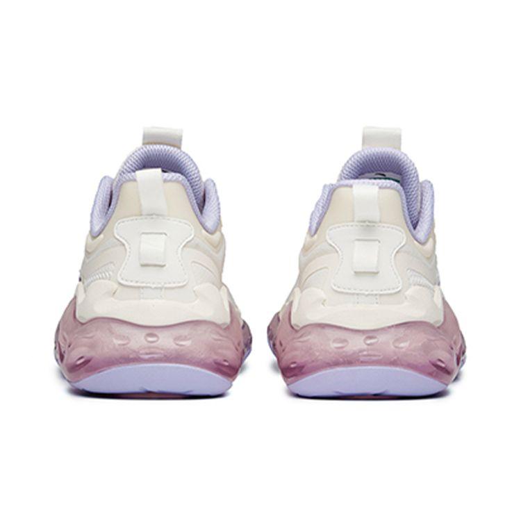 ANTA Retro Dad Shoes Off White Purple Women 122035501-13