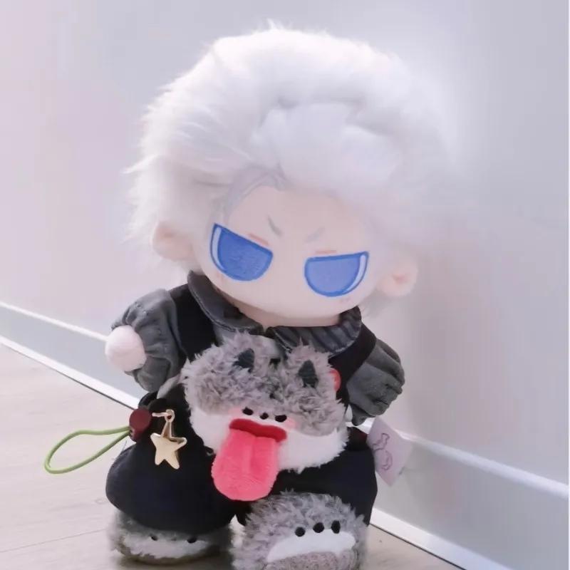 New  20cm Vergil Plush Doll Cute Anime Peripherals Toy Birthday Christmas Gift