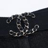 Chanel 2019 Belt-integrated Shorts Bottoms 38 blackUsed