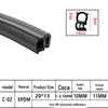 U-Shaped Waterproof Anti-Collision Dustproof Electrical Cabinet Rubber Seal