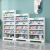 Wooden Floor-Standing Magazine and Newspaper Rack: Office Display and Storage for Books and Promotional Materials.