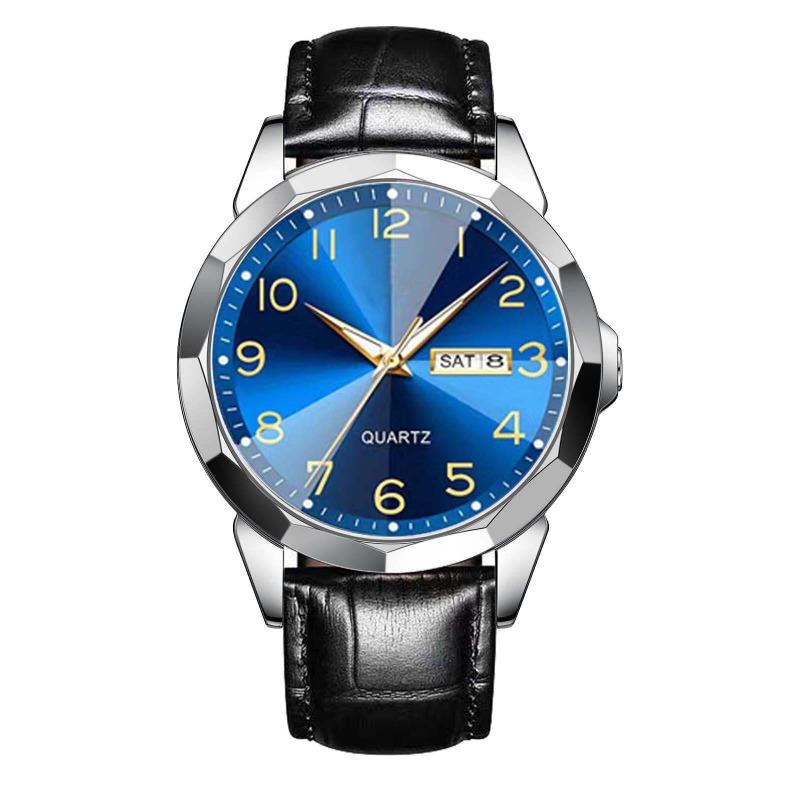 New Business Men's Watch Double Calendar High-end Quartz Men's Watch Fashion Multi-function Watch Non-mechanical Watch