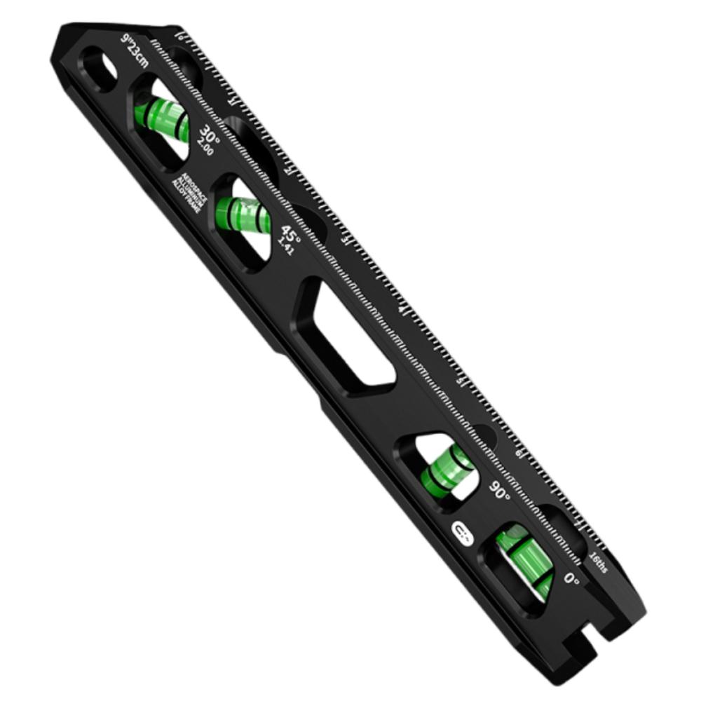 Heavy Duty Magnetic Pipeline Level Multi-Function with Clamp Magnetic Box Level Multi-Angle Bubble with Scale Bubble Level Ruler