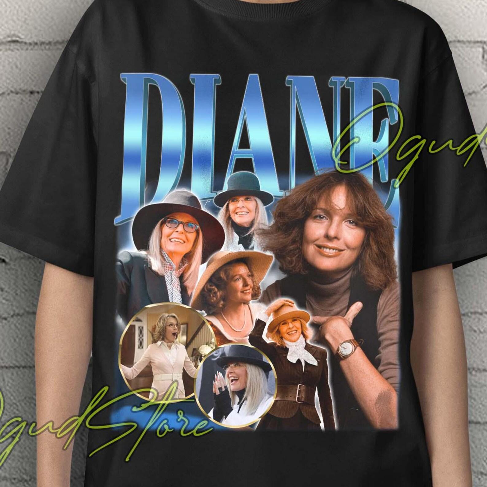 Diane Keaton, Diane Keaton Shirt, Diane Keaton Fan Gift, Diane Keaton Tribute Tee, Diane Keaton Vintage Tshirt, Retro Diane Keaton Movies 2XL