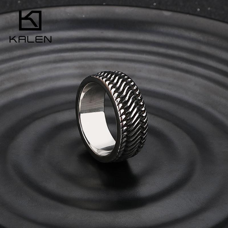 Vintage Stainless Steel Men's Rings Size 7-12 Boho Arrow Pattern Charm Finger Rings Cocktail Party Midi Rings Jewelry