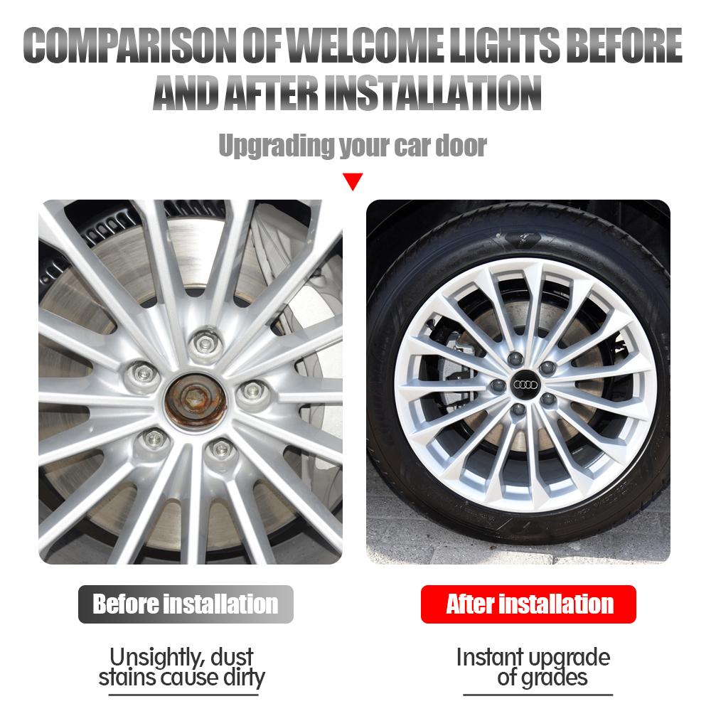 4PCS 60/61/68/69/mm Car Wheel Center Hub Caps Hubcap Tire Rim Covers Replacement For Audi A1 A3 8P A4 B5 B6 B7 B8 A5 A6 C5 C6