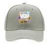 Playful Huh Quote Typography Layout Hip Hop Hat Fashion Outdoor Sports Sandwich Baseball Cap