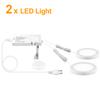 Luci Notturne LED Sottopensile da Cucina Ultrasottili Adesive Lampada da Soffitto Tattile Dimmerabile Per Armadio, Mensola Espositiva, Illuminazione Dispensa