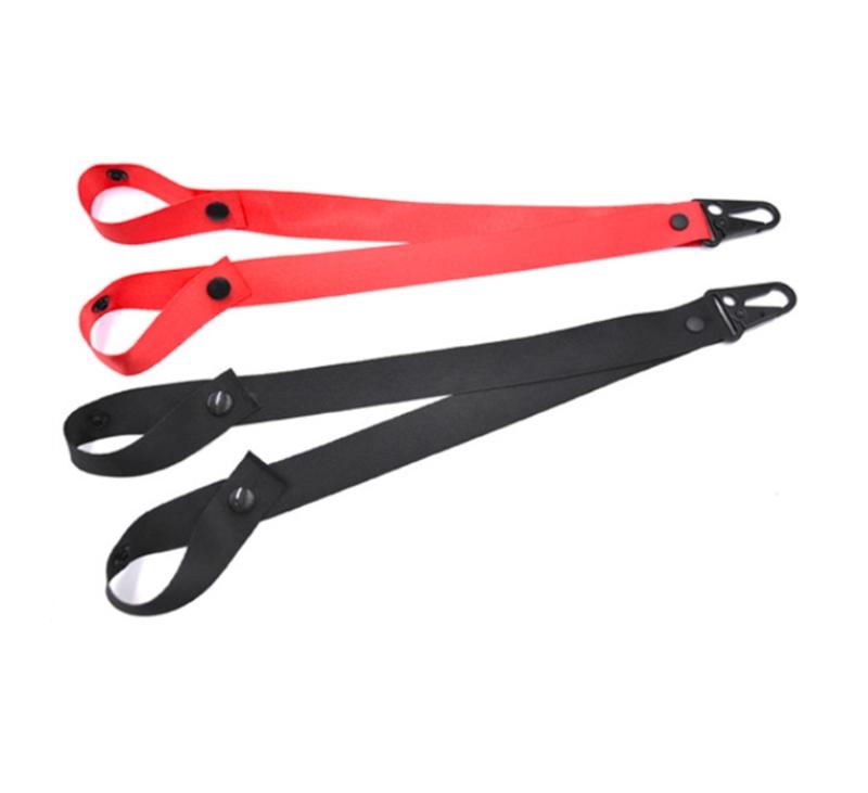 Adjustable Cheerleading Bobbles Storage Strap Pom Carriers Lanyard With Secure Clips For Easy Attachment And Removal