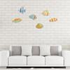 Fish Wall Hanging 6 Iron Wall Decor Creative Ornament Craft Wall Setting Wall Hanging Marine Life