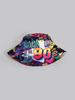 Unisex Retro 90er Muster Fischerhut Vintage Streetwear Lässiger Musikfestival Hut