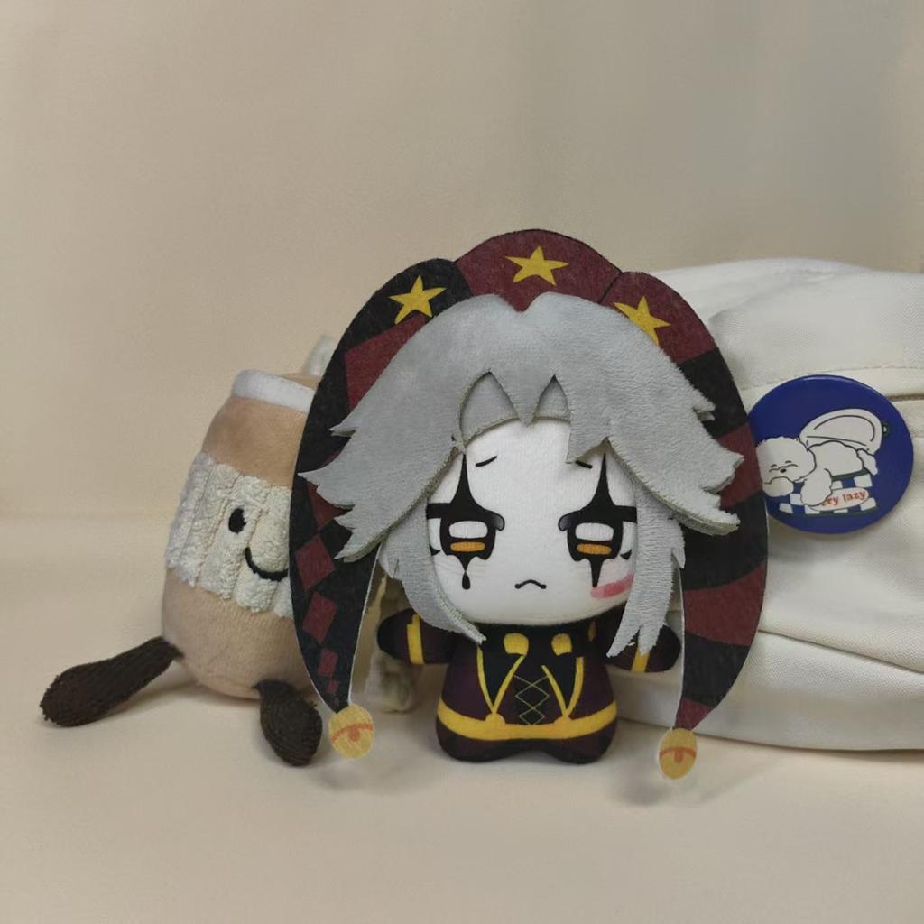 10cm Stuffed Freak Pierrot Plushie Body Cotton Doll Backpack Ornament Pendant Plush Kechain Fans Birthday Gift