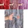 Stunning 2 Meter Colorful Wave Shimmering Curtains For Birthday Party And Wedding Decorating