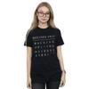 Disney Womens/Ladies Artemis Fowl Gnommish Alphabet Cotton Boyfriend T-Shirt